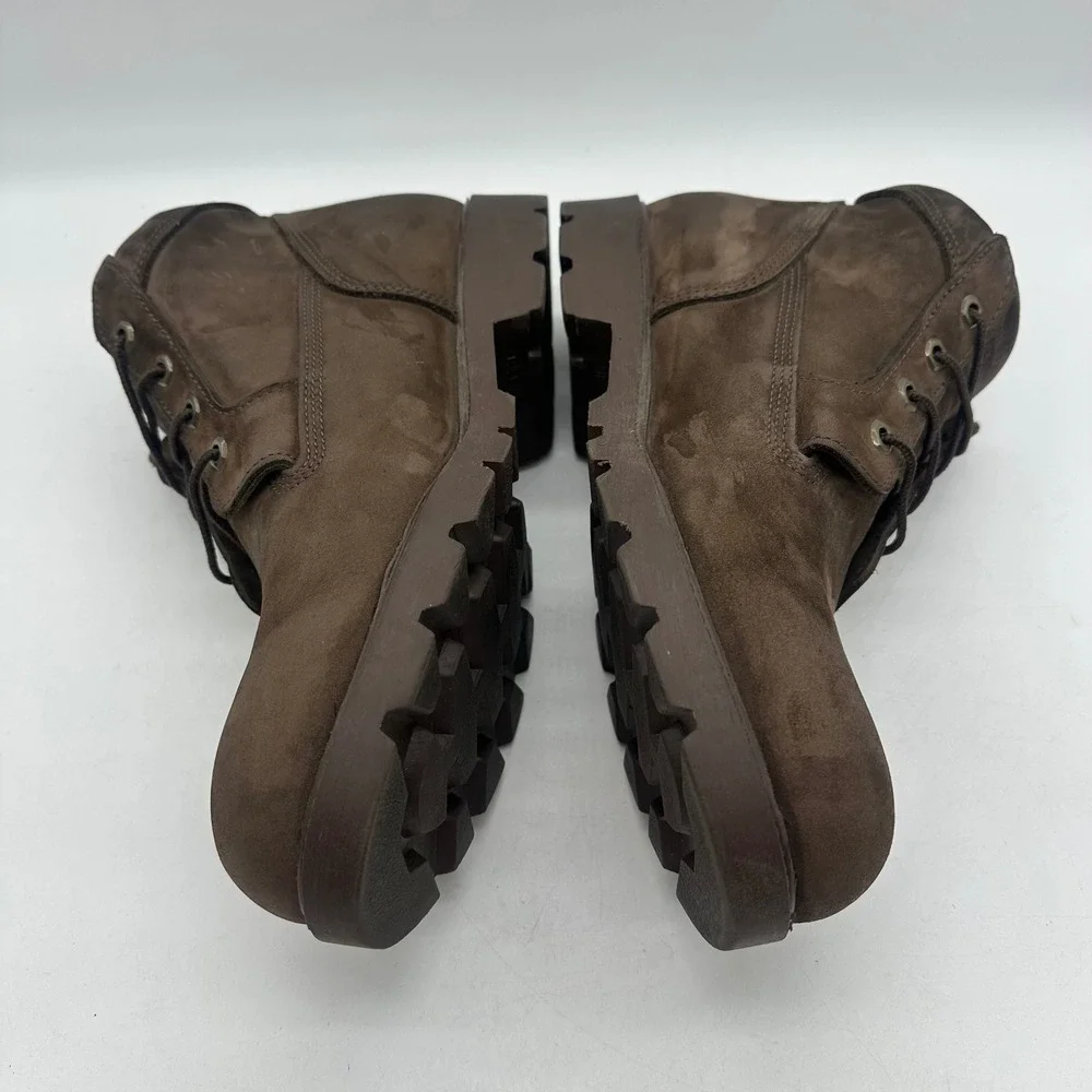 Timberland 34095 Mens 11.5 M Chocolate Brown Nubuck Leather Basic Chukka Boots